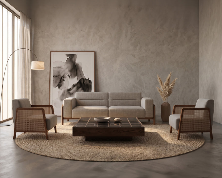 "The quiet ethos of simple living into physical form."